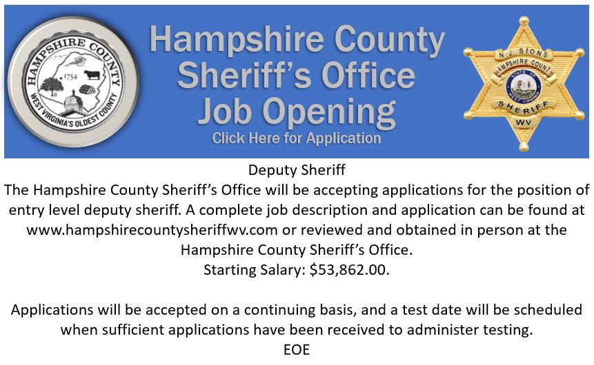 Hampshire County Parks Job Posting